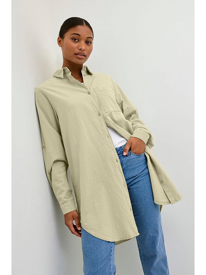 Kaffe Bluzka w kolorze zielonym rozmiar: 36