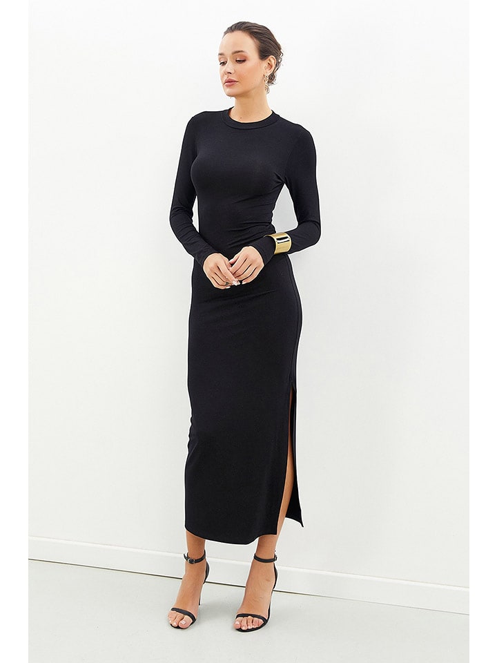 Milan Kiss Sukienka w kolorze czarnym rozmiar: XL