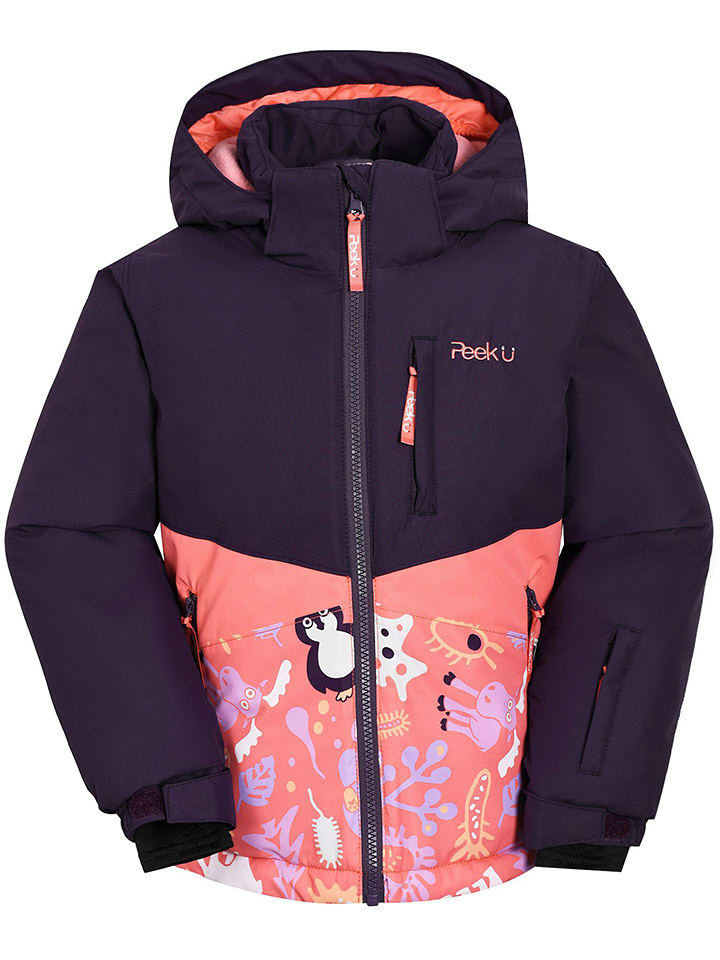 Peek U Zimowa kurtka funkcyjna "Livia" w kolorze fioletowo-jasnoróżowym rozmiar: 92