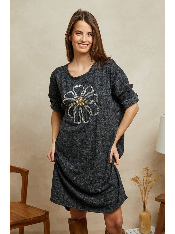 Plume Sukienka "Beverly" w kolorze antracytowym rozmiar: S