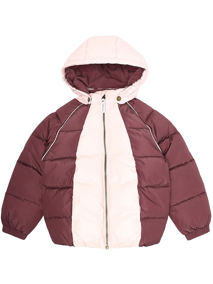 mikk-line Kurtka pikowana w kolorze jasnobrązowo-kremowym rozmiar: 134