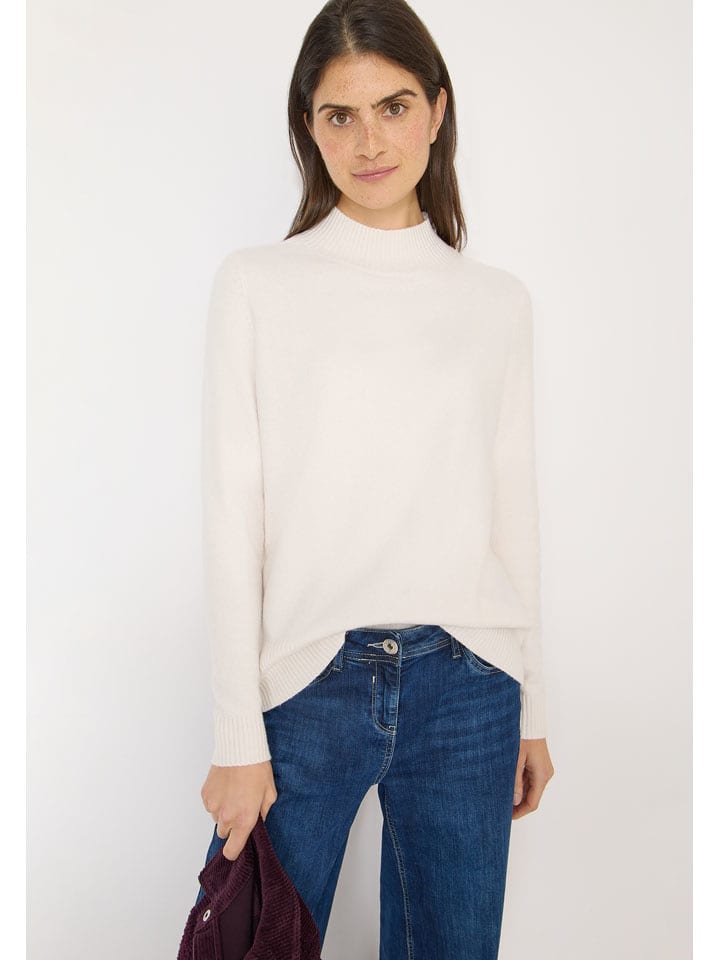 Cecil Sweter w kolorze kremowym rozmiar: XL