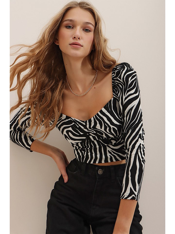 Happiness Istanbul Bluzka w kolorze czarnym rozmiar: L