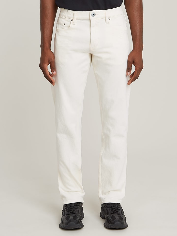 G-Star Dżinsy - Slim fit - w kolorze białym rozmiar: W27/L32
