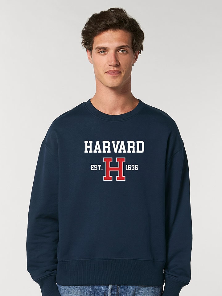 American Universities Bluza "Harvard EST 1636" w kolorze granatowym rozmiar: XL