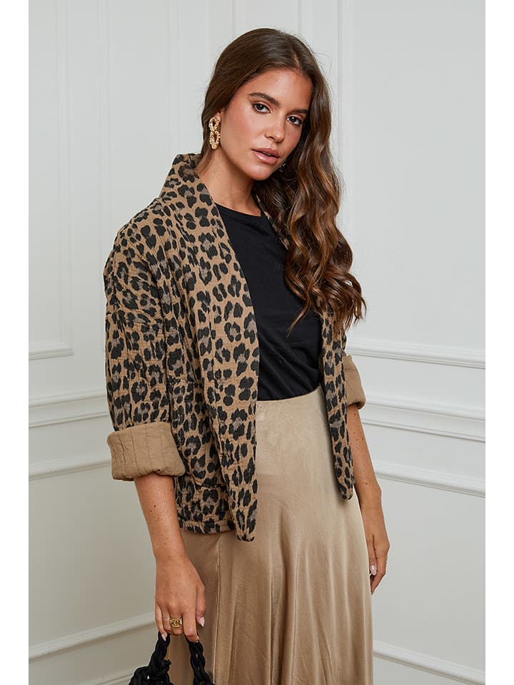 L'armoire de Suzette Kurtka przejściowa w kolorze szarobrązowym rozmiar: 38/40