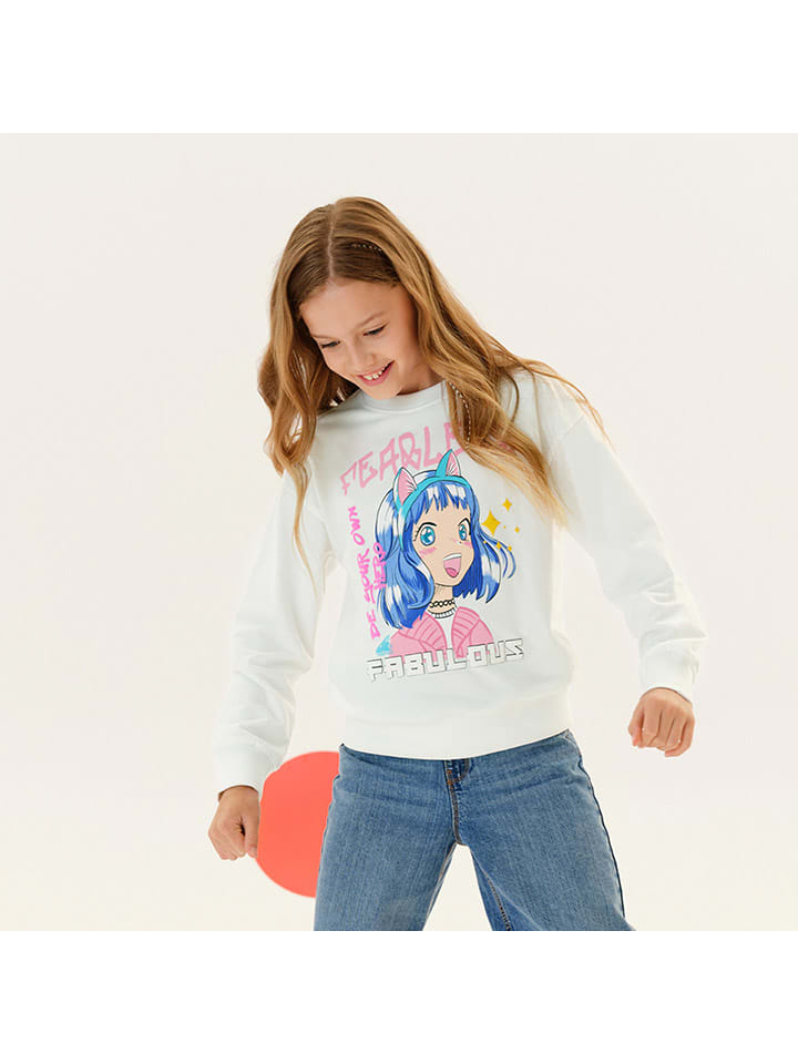 COOL CLUB Bluza w kolorze białym rozmiar: 140