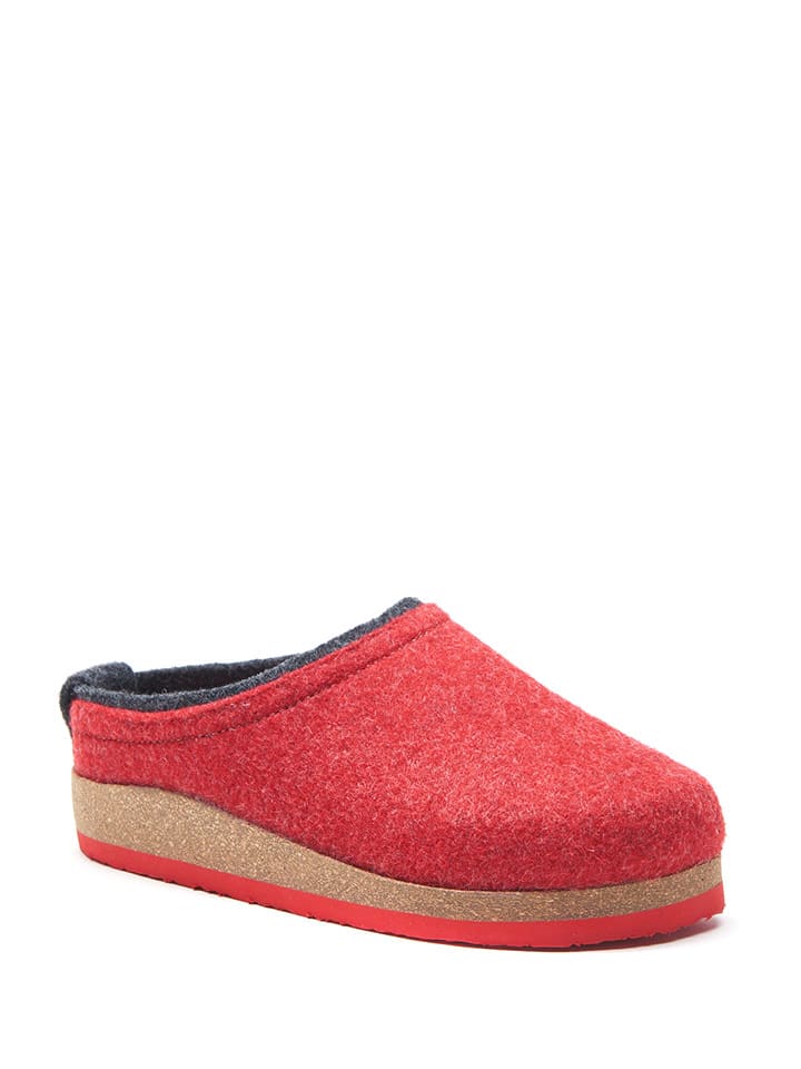 Comfortfusse Wełniane kapcie w kolorze czerwonym rozmiar: 41