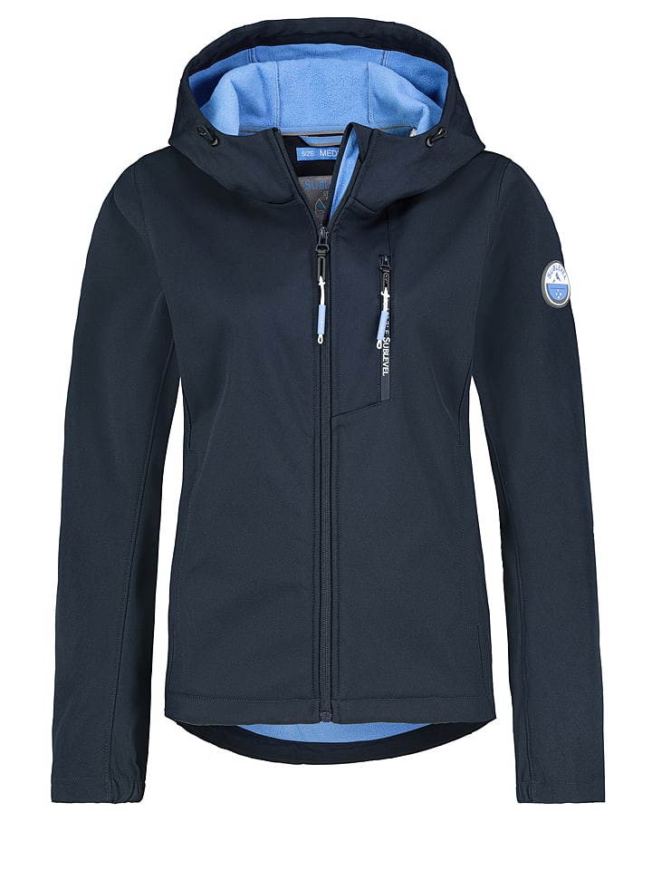 Sublevel Kurtka softshellowa w kolorze granatowym rozmiar: XXL