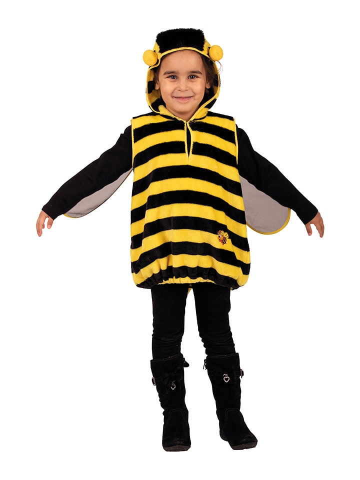 Party x People Peleryna kostiumowa w kolorze żółto-czarnym rozmiar: 92