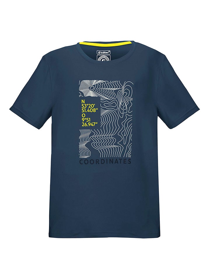 Killtec Koszulka funkcyjna "Kos" w kolorze granatowym rozmiar: 152