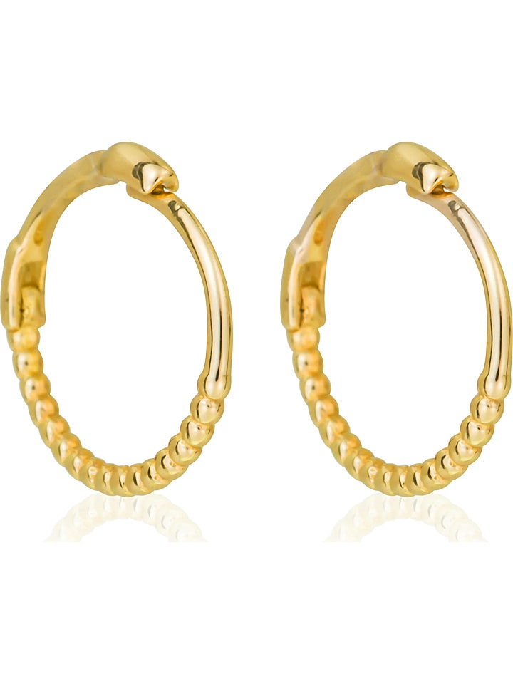 OR ÉCLAT Złote kolczyki-kreole rozmiar: onesize