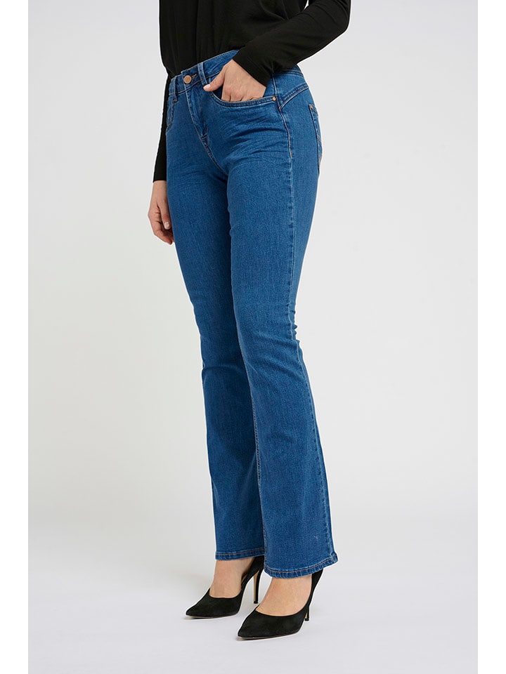 Cream Dżinsy - Flared fit - w kolorze niebieskim rozmiar: W27/L30