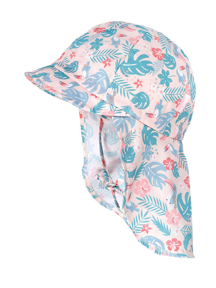 MaxiMo Czapka w kolorze blękitno-jasnoróżowym rozmiar: 47 cm
