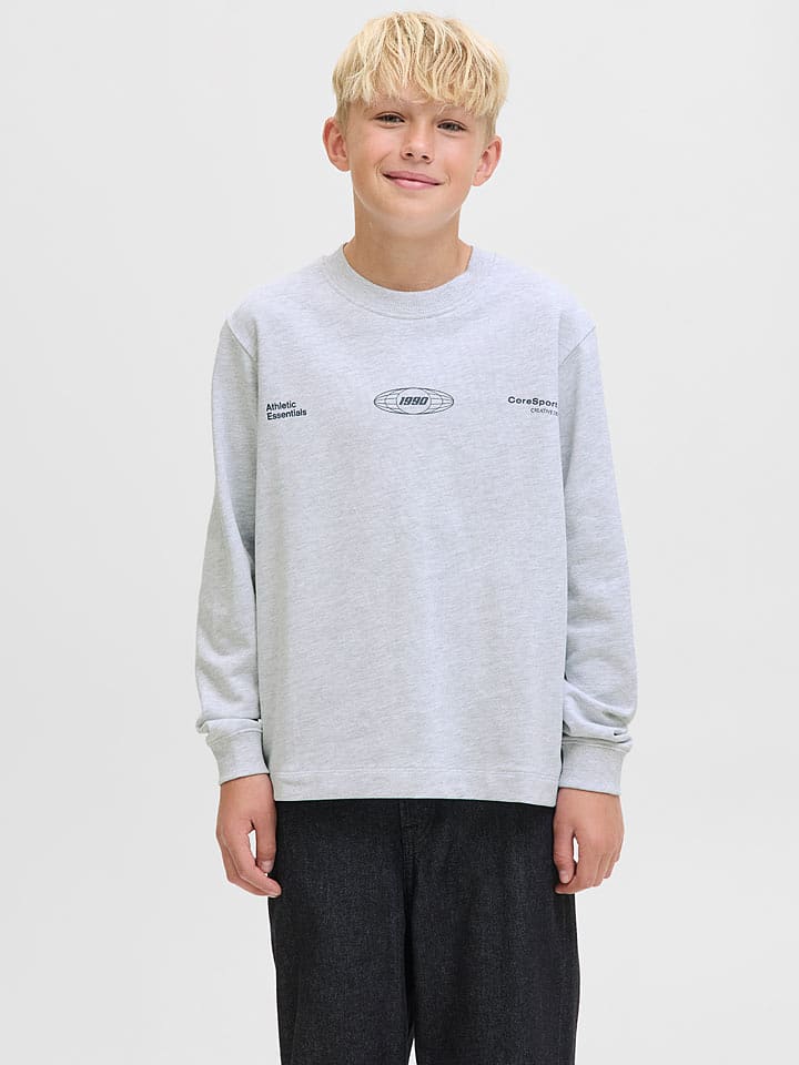 JACK & JONES Junior Bluza "Signal" w kolorze szarym rozmiar: 140