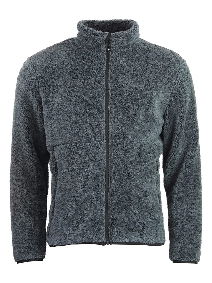 Peak Mountain Kurtka polarowa "Chef" w kolorze szarym rozmiar: M