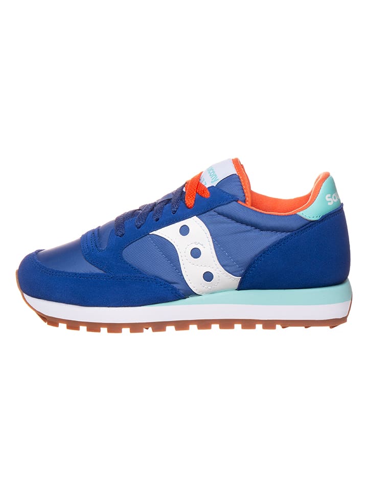 Saucony Sneakersy "Jazz" w kolorze niebieskim rozmiar: 37,5