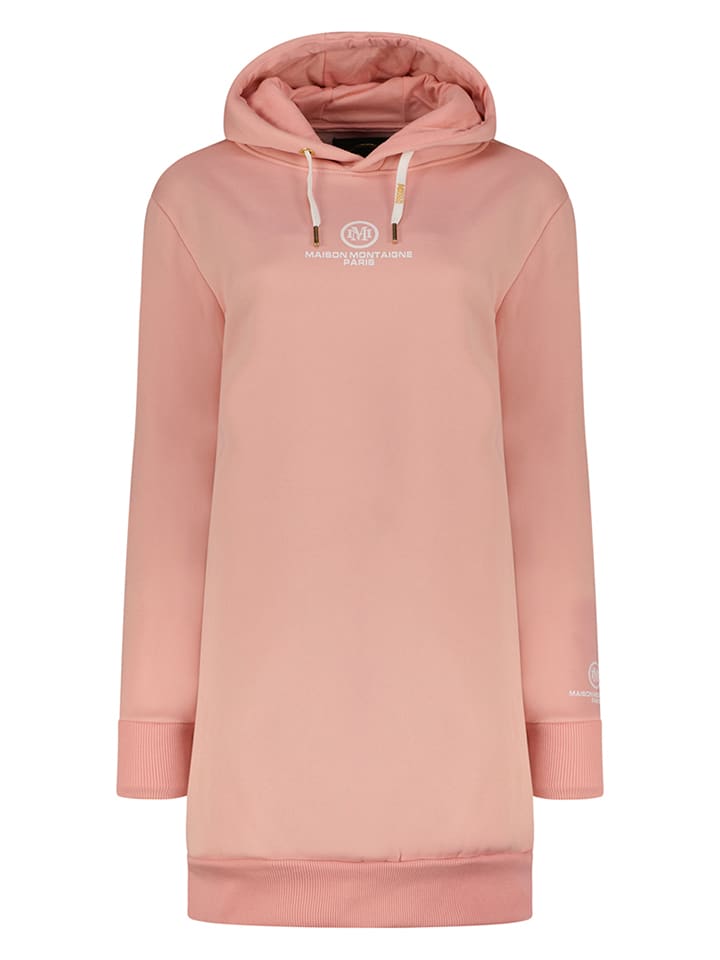 Maison Montaigne Sukienka dresowa "Gilongmai" w kolorze szaroróżowym rozmiar: onesize