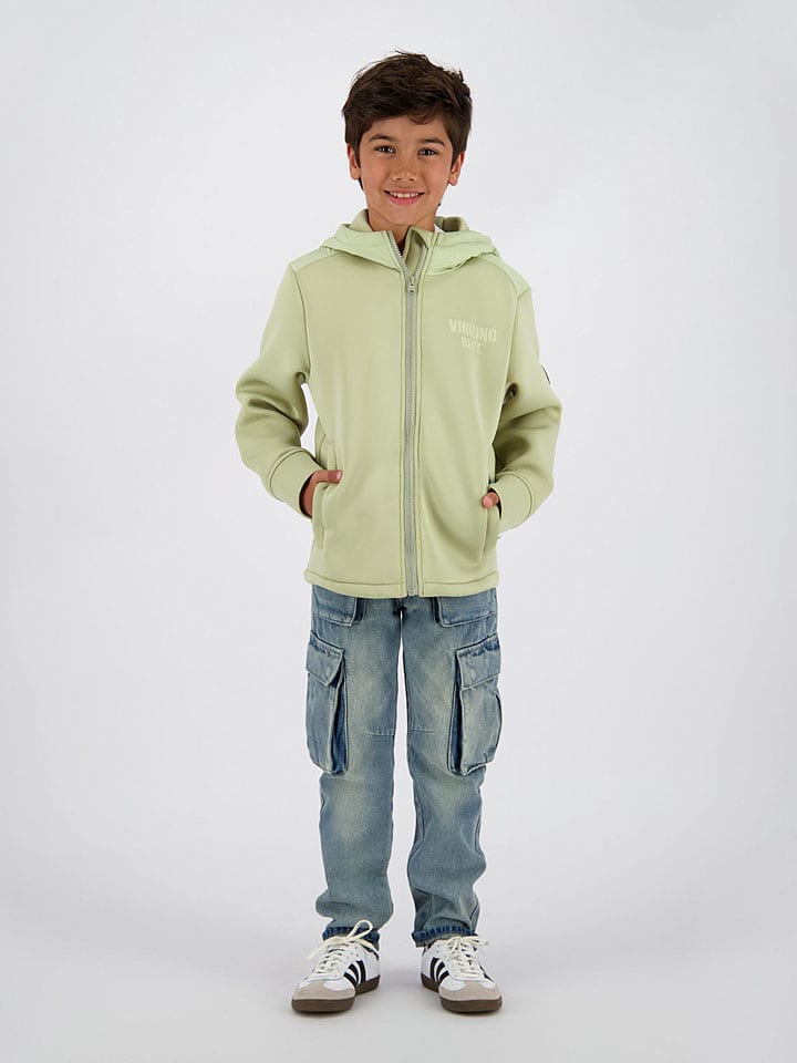 Vingino Kurtka polarowa "Thers" w kolorze zielonym rozmiar: 152