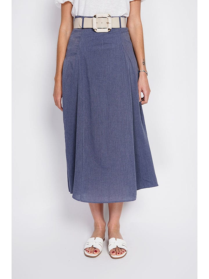 William de Faye Spódnica w kolorze niebieskim rozmiar: 40