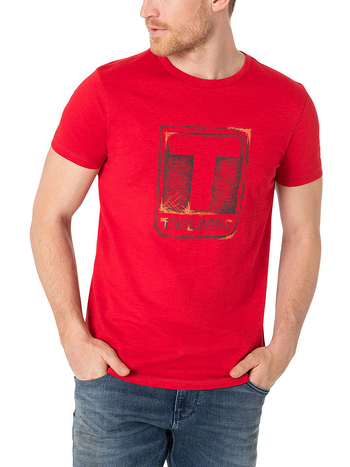 Timezone Koszulka w kolorze czerwonym rozmiar: XL
