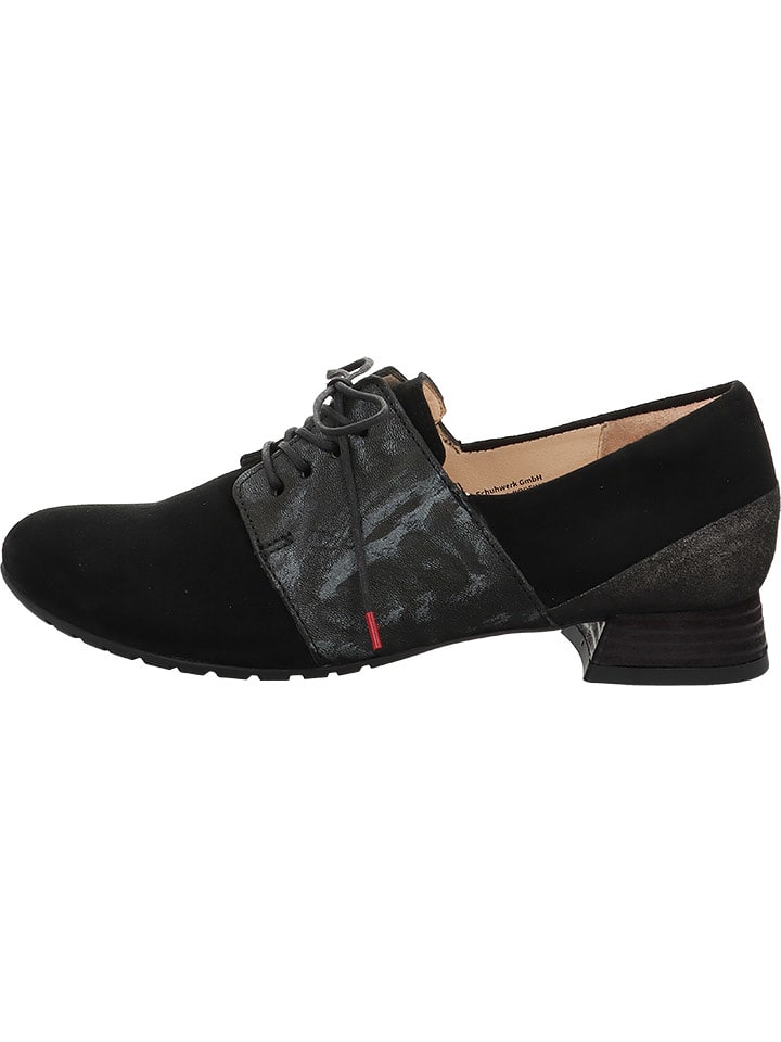 Think! Skórzane trzewiki w kolorze czarnym rozmiar: 37,5