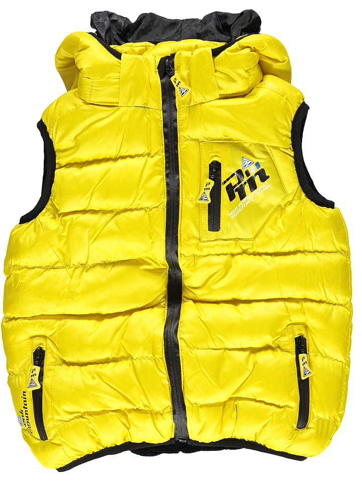 Peak Mountain Kamizelka pikowana "Ecarti" w kolorze żółtym rozmiar: 152