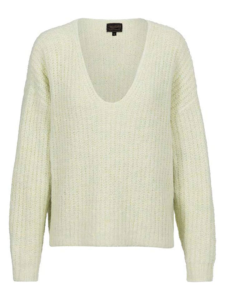 Herrlicher Sweter "Lini" w kolorze zielonym rozmiar: XL