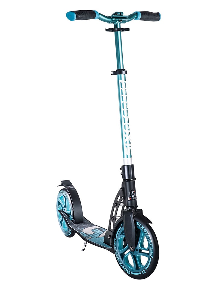 SIX DEGREES Hulajnoga "Six Degrees Aluminium Scooter 230/215" w kolorze turkusowym - 8+ rozmiar: onesize
