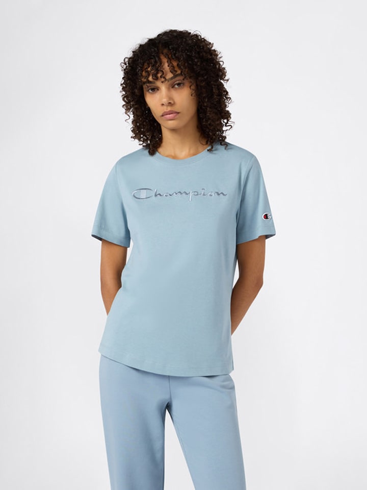 Champion Koszulka w kolorze błękitnym rozmiar: S
