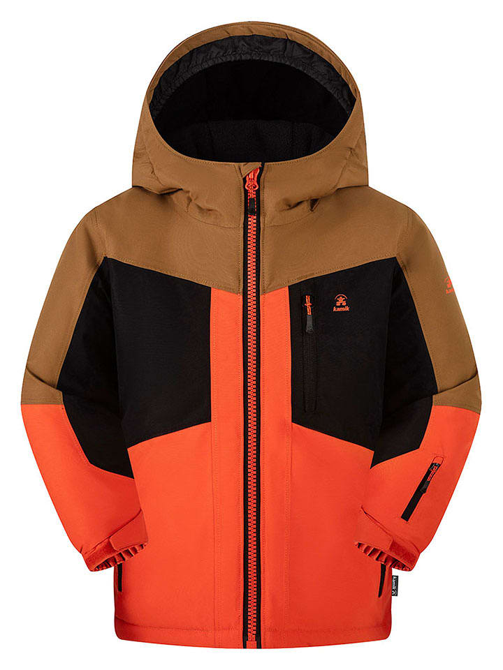 Kamik Kurtka zimowa "Duke" w kolorze jasnobrązowo-pomarańczowym rozmiar: 176