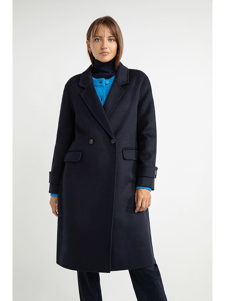 Josephine & Co Płaszcz zimowy "Sandro" w kolorze granatowym rozmiar: 42