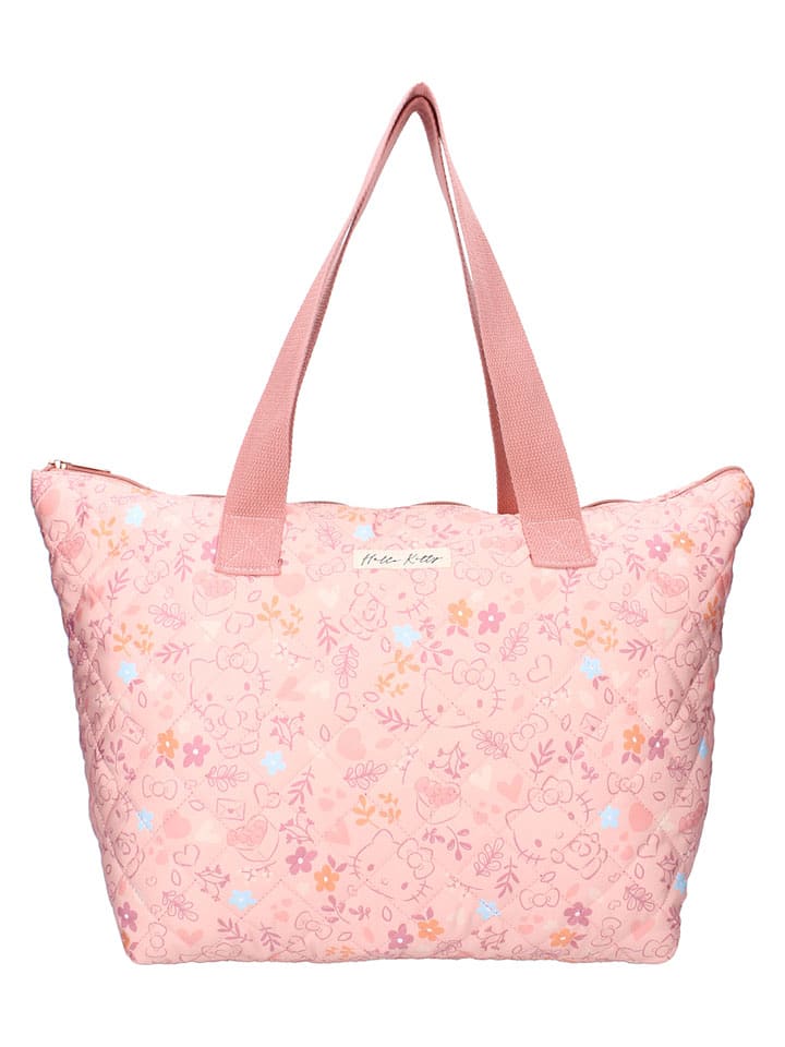 Hello Kitty Shopper bag "Hello Kitty Famous Floral" w kolorze różowym - 48 x 32 x 14 cm rozmiar: onesize