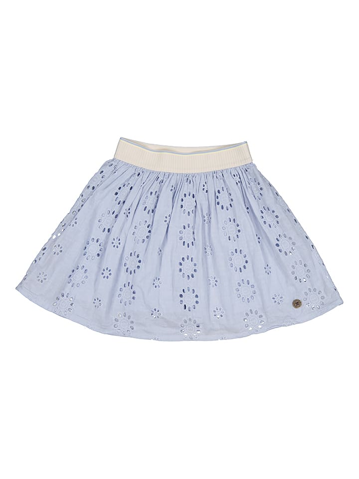 Like Flo Spódnica "Sylke Flo" w kolorze błękitno-białym rozmiar: 134/140