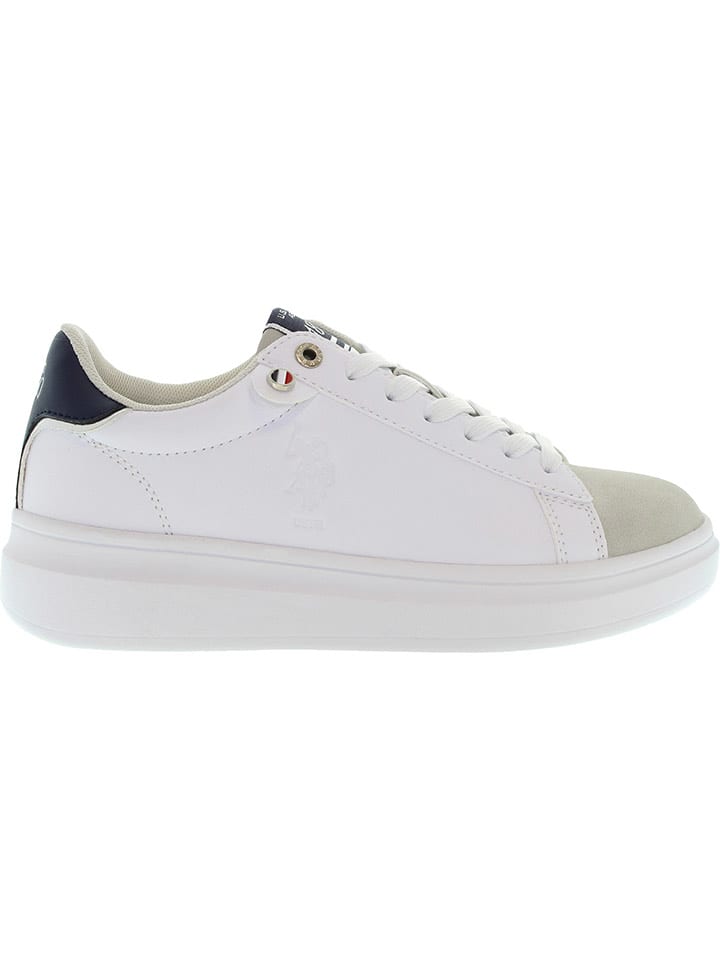 U.S. Polo Assn. Sneakersy w kolorze biało-beżowo-granatowym rozmiar: 37