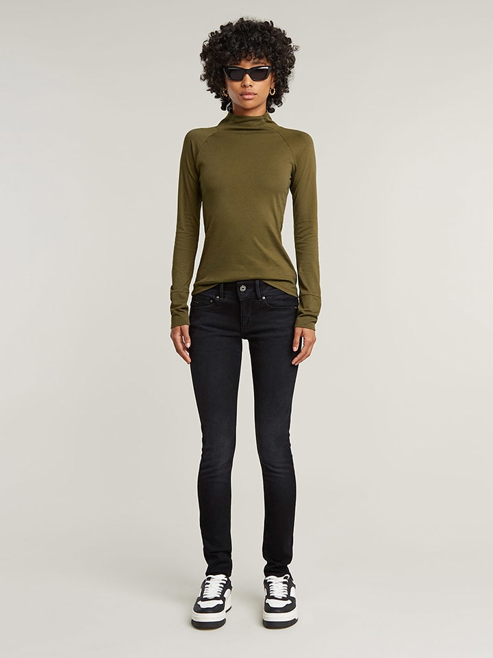 G-Star Dżinsy " Midge Cody" - Skinny fit - w kolorze antracytowym rozmiar: W26/L28