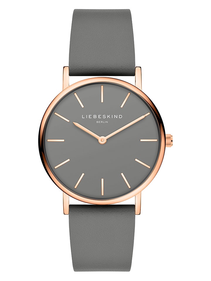 Liebeskind Zegarek kwarcowy w kolorze różowozłoto-szarym rozmiar: onesize