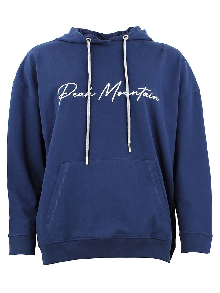 Peak Mountain Bluza "Alauren" w kolorze granatowym rozmiar: S