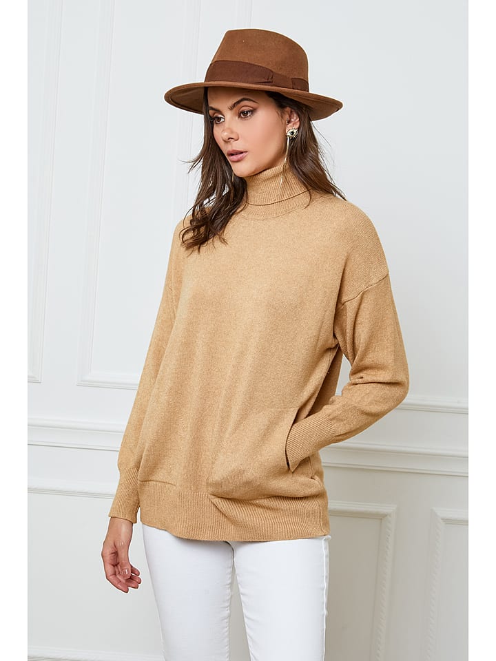 Joséfine Golf "Elona" w kolorze beżowym rozmiar: M