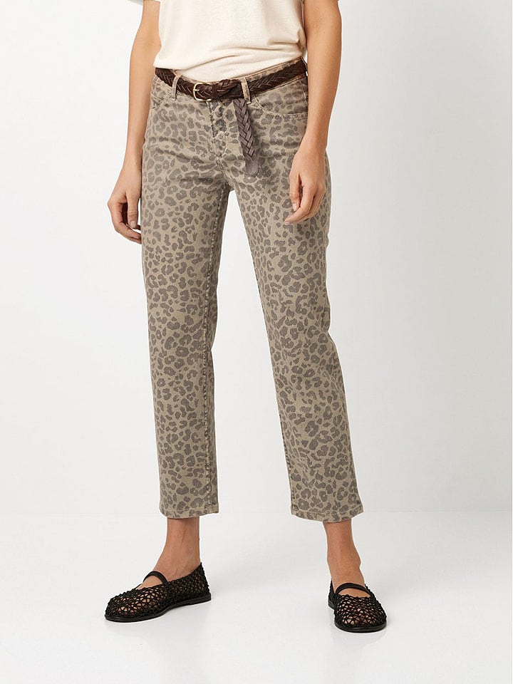 Toni Dżinsy - Regular fit - w kolorze beżowym rozmiar: 40