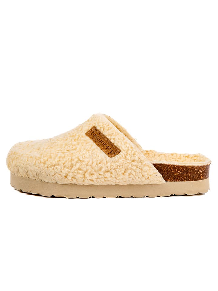 BABUNKERS Family Chodaki w kolorze kremowym rozmiar: 39