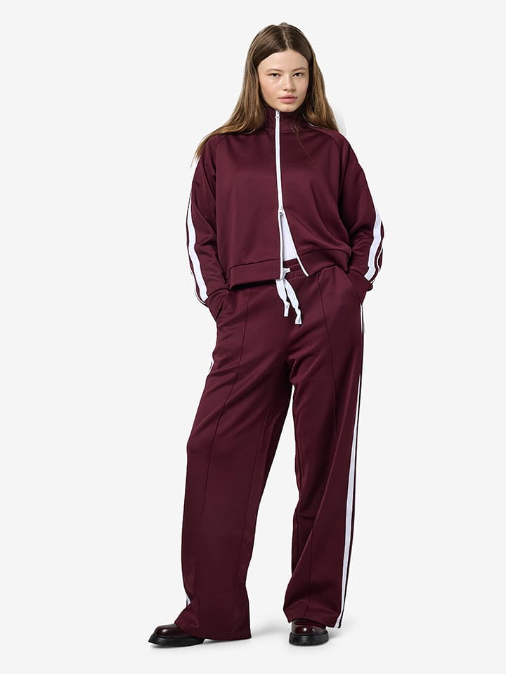 Noisy may Spodnie dresowe w kolorze bordowym rozmiar: L