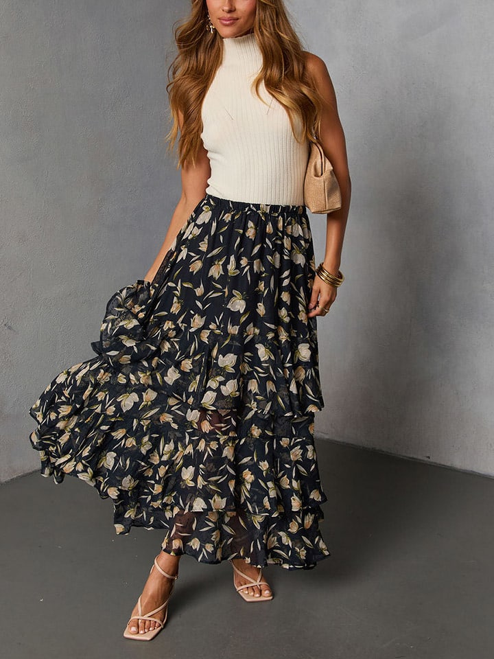 Milan Kiss Spódnica w kolorze czarnym rozmiar: XL