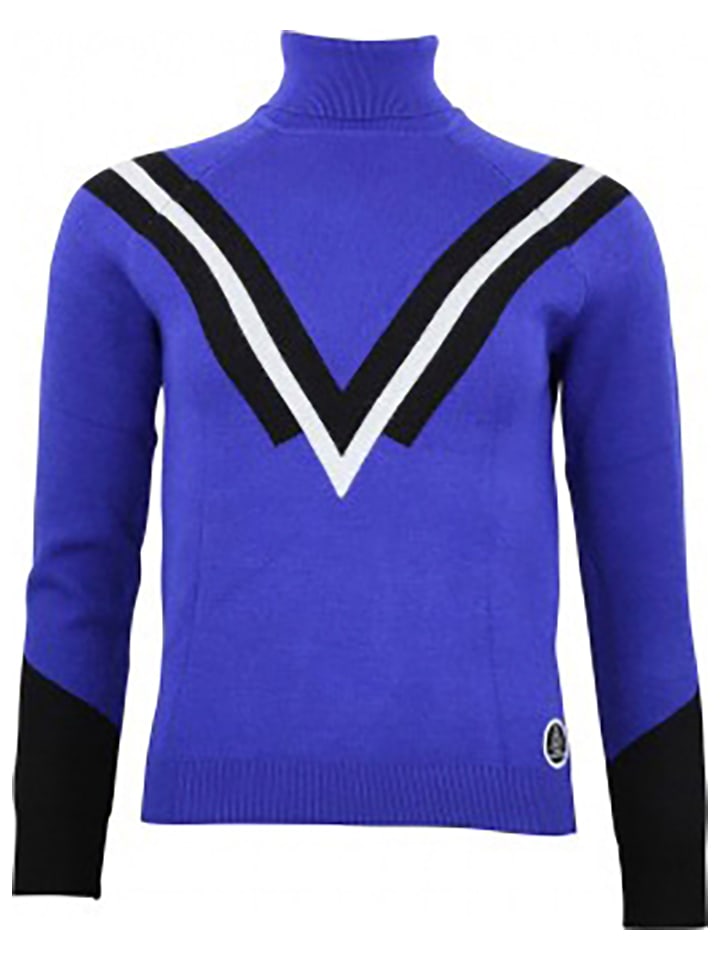 Peak Mountain Golf w kolorze niebiesko-czarnym rozmiar: S