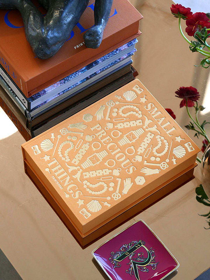 Printworks Pudełko "Precious Things" w kolorze pomarańczowym - 26 x 19 x 8 cm rozmiar: onesize