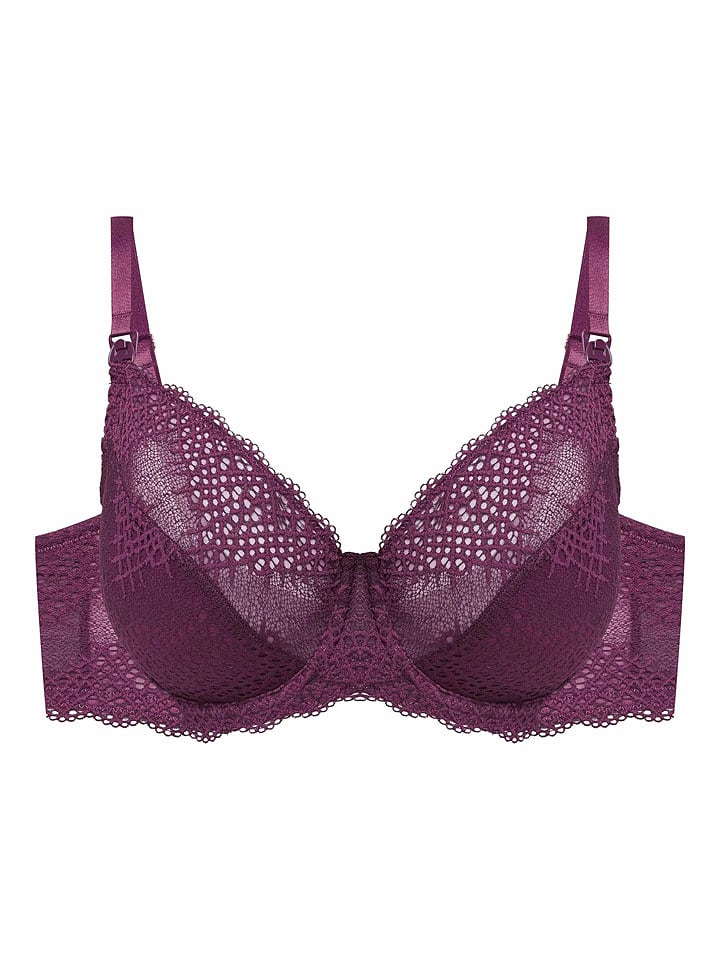 ESOTIQ Biustonosz "Caris" w kolorze bordowym do karmienia rozmiar: 75F