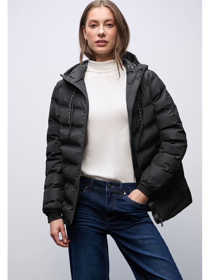 Street One Kurtka pikowana w kolorze czarnym rozmiar: 34