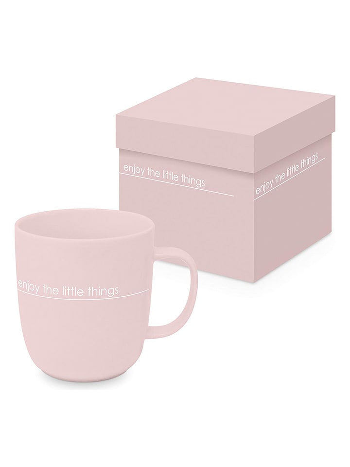 ppd Kubek jumbo "Pure Little Things" w kolorze jasnoróżowym - 400 ml rozmiar: onesize