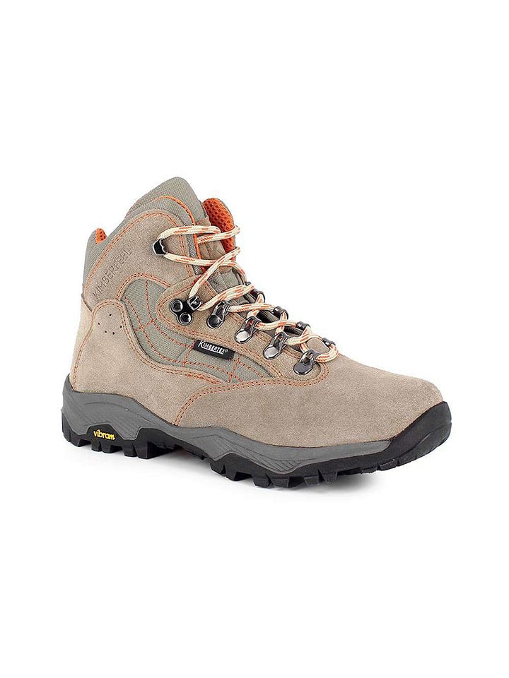 Kimberfeel Skórzane botki turystyczne "Nimba" w kolorze szarobrązowym rozmiar: 43