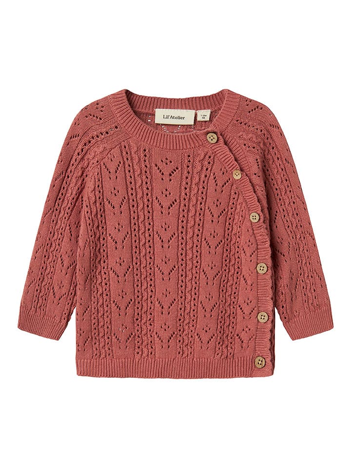 Lil Atelier Sweter "Kajsa" w kolorze ciemnoczerwonym rozmiar: 56